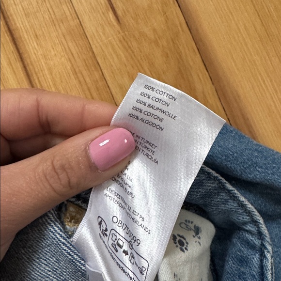 Anthropologie Pilcro wide leg jeans Corset High-Rise Crop Culotte Jeans - Picture 8 of 15